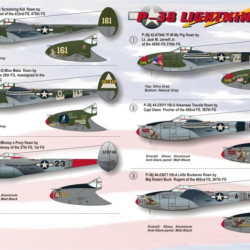 P-38 Lightning 48-036 Scale 1/48