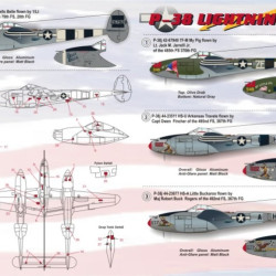 P-38 Lightning 72-016 Scale 1/72