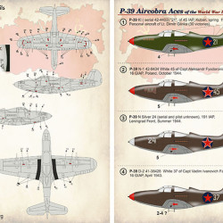 P-39 Aircobra Aces Part-2 48-143 Scale 1/48