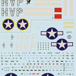 P-47 C/D Razorback Robert S. Jonson Part 2 48-264 Scale 1/48