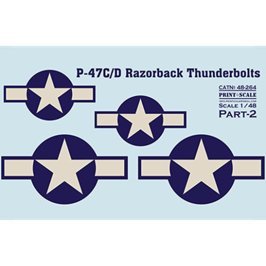 P-47 C/D Razorback Robert S. Jonson Part 2 48-264 Scale 1/48