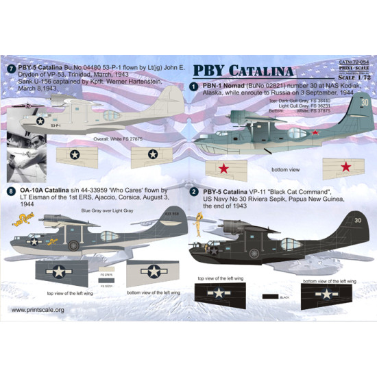PBY Catalina 72-054 Scale 1/72