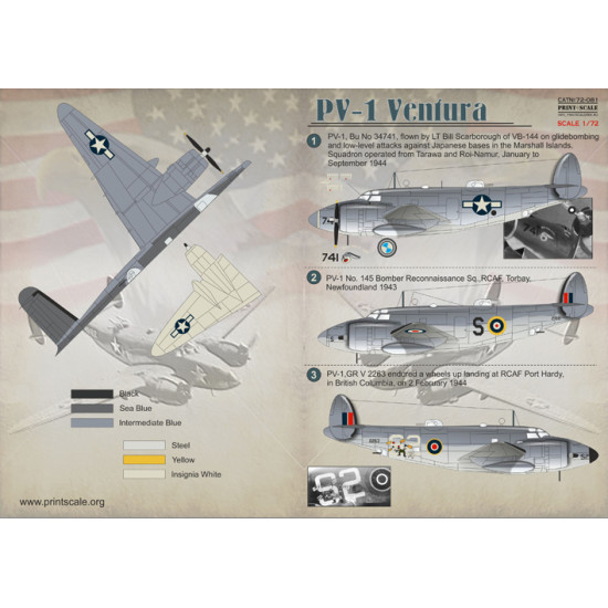 PV-1 Ventura 72-081 Scale 1/72
