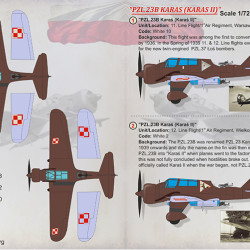 PZL.23B Karas (Karas II) 72-305 Scale 1/72