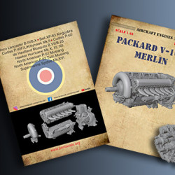 Packard V-1650 Merlin PSR48025 Scale 1/48