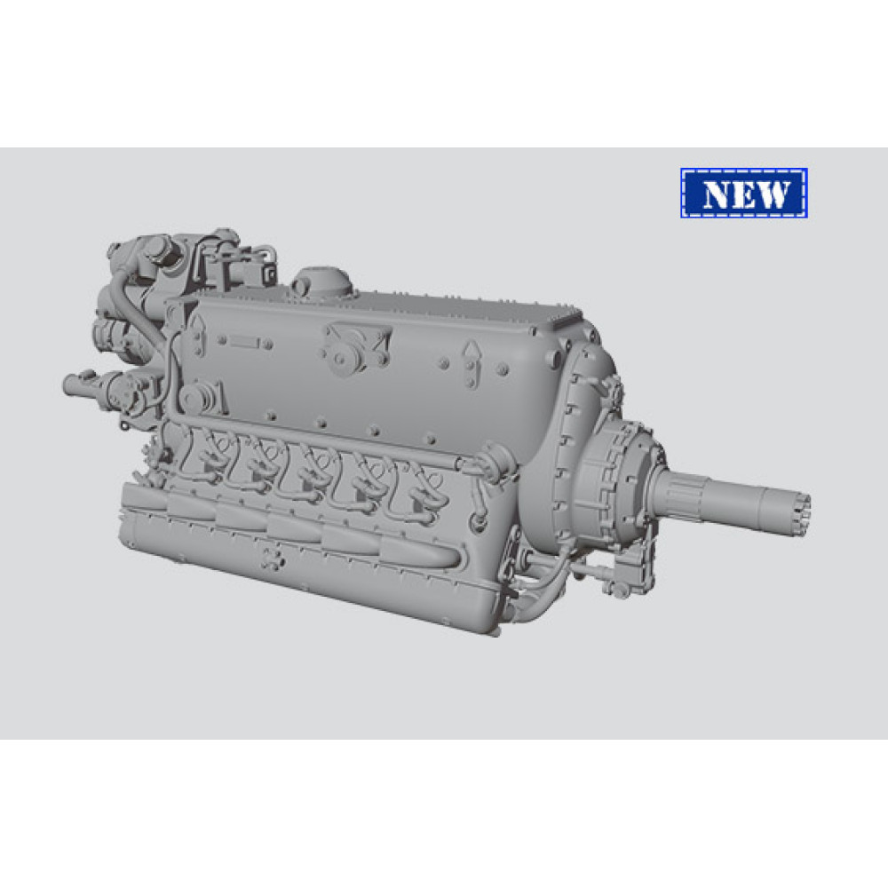 Buy Packard V1650 Merlin / PSR48025 Model Kit at Scale