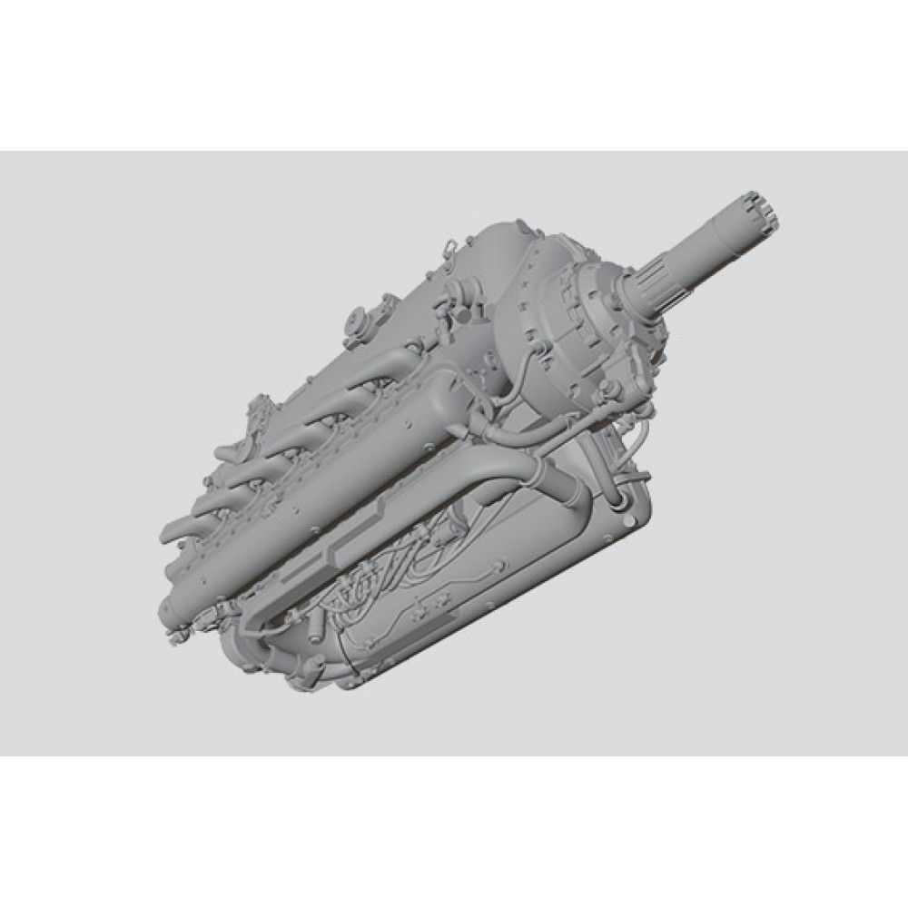 Buy Packard V1650 Merlin / PSR48025 Model Kit at Scale