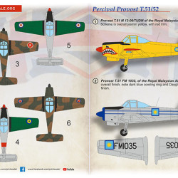 Persival Provost T.51/52 72-491 Scale 1/72