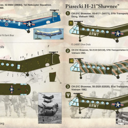 Piasecki H-21Shawnee 72-118 Scale 1/72