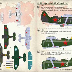 Polikarpov I-153 Chaika 72-338 Scale 1/72