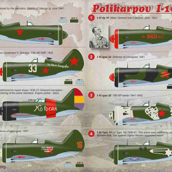 Polikarpov I-16 144-021 Scale 1/144