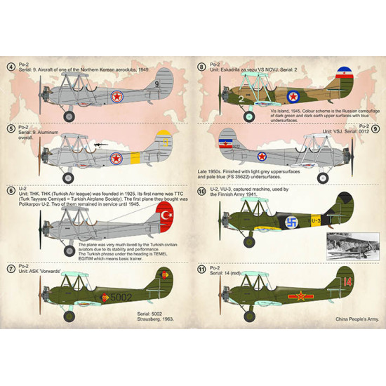 Polikarpov U-2 Po-2 Part-2 72-366 Scale 1/72