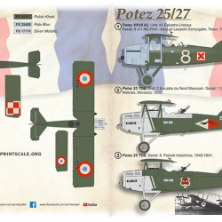 Potez 25/27 72-479 Scale 1/72