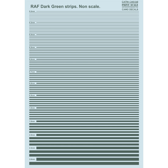 RAF Dark Green strips 048-camo Non Scale