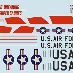 Record-Breaking F-100 Super Sabre 72-442 Scale 1/72