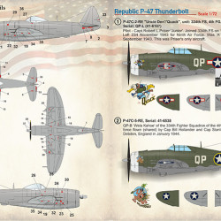 Republic P-47 Thunderbolt 72-385 Scale 1/72