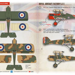 Royal Aircraft Factory S.E.5 72-467 Scale 1/72