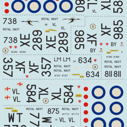 Royal Navy Hawker Hunter 72-348 Scale 1/72