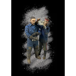 Rumpler Iv Pilot And Mechanic Great War Psf007 Scale 1-16