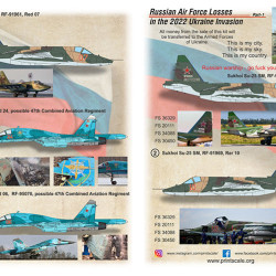 Russian Air Forces Losses in the 2022 Ukraine Invasion Part 1 48-219 Scale 1/48