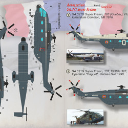 SA.321 Super Frelon Part-2 72-314 Scale 1/72