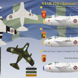 SAAB J 29 72-038 Scale 1/72