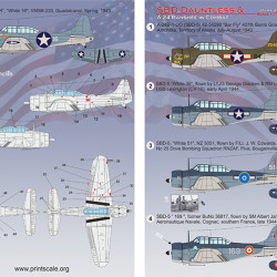 SBD Dauntless & A-24 Banshee in combat Part-2 72-412 Scale 1/72