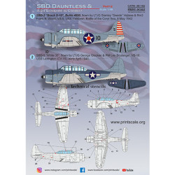 SBD Dauntless and A-24 Banshee in combat Part 2 48-192 Scale 1/48