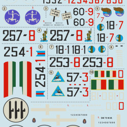 S.M. 79 Sparviero 72-074 Scale 1/72