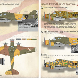 SM-79 in the Spanish Civil War 72-388 Scale 1/72