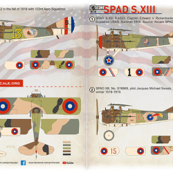 SPAD S.XIII 72-471 Scale 1/72