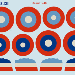 SPAD Xlll Part 1 48-244 Scale 1/48