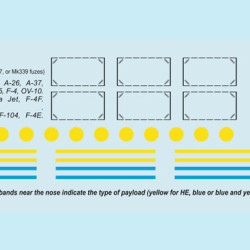 SUU-30 Dispenser. SUU-30B/B (late). 4 pc PSR48020 Scale 1/48