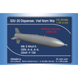 SUU-30 Dispenser. Viet Nam War. PSR48016 Scale 1/48