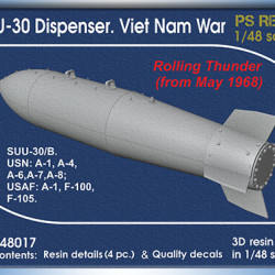 SUU-30 Dispenser. Viet Nam War. 