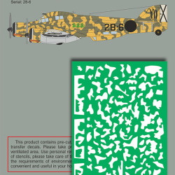 Savoia-Marchetti SM.79 mask + decals PSM72011 Scale 1/72