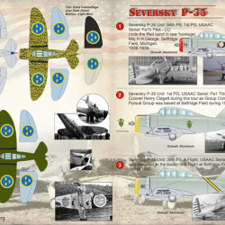 Seversky P-35 72-148 Scale 1/72