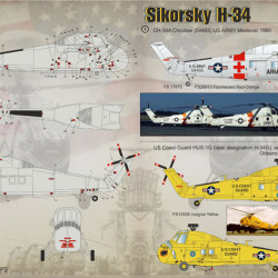 Sikorsky H-34 72-088 Scale 1/72