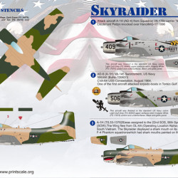 Skyraider 72-055 Scale 1/72