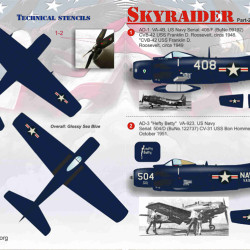 Skyraider Part 2 72-181 Scale 1/72