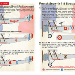 Sopwith 1 1/2 Strutter_decals Part 1 48-275 Scale 1/48