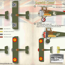 Sopwith Camel Part-2 72-342 Scale 1/72