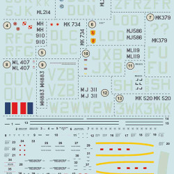 Spitfire Aces of Northwest Europe 1944-45 Part 1 72-382 Scale 1/72