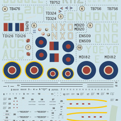 Spitfire Aces of Northwest Europe 1944-45 Part 2 72-386 Scale 1/72