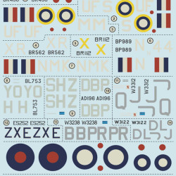 Spitfire Mk V Aces 72-155 Scale 1/72