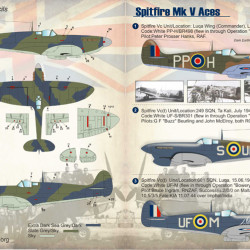 Spitfire Mk V Aces 72-155 Scale 1/72