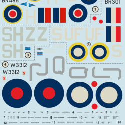 Spitfire MkV Aces Part-1 48-122 Scale 1/48