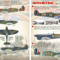 Spitfire MkV Aces Part-1 48-122 Scale 1/48