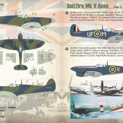 Spitfire MkV Aces Part-2 48-123 Scale 1/48