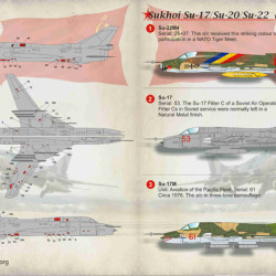 Sukhoi Su-17 Su-20 Su-22 Part-2 72-179 Scale 1/72